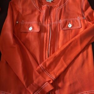 Vibrant Orange Women's Blazer